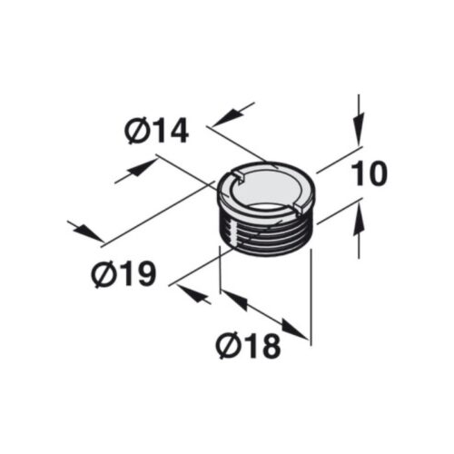 Vòng đệm cho khóa burget Hafele 911.61.065 4 kich thuoc vong dem cho khoa burget hafele 911 61 065