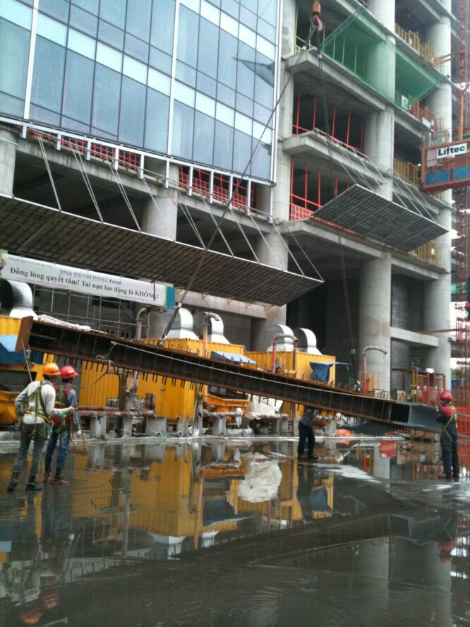 Thi Công Tầng 30 Công Trình Tòa Nhà Lotte
