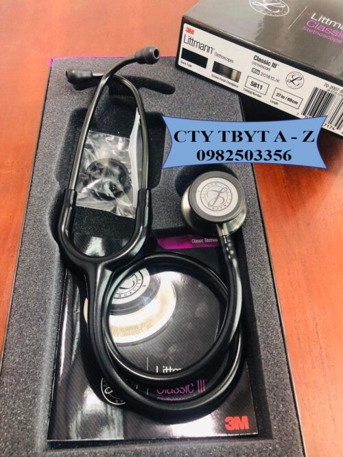 Ống Nghe 3M Littmann Classic 3 Black Smoke - 5811