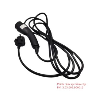 Phích cắm sạc 48v (màu đen phích cắm kèm cáp) cho LVTong PN 3.03.009.900013