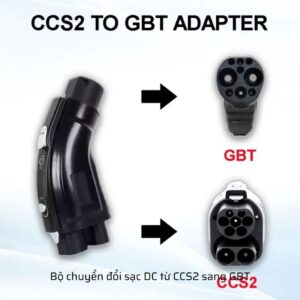 Bộ chuyển đổi chuẩn sạc ô tô điện DC từ CCS2 sang GBT