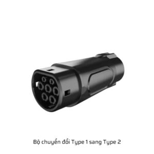 Bộ chuyển đổi chuẩn sạc ô tô điện type 1 Châu Âu sang type 2 Mỹ