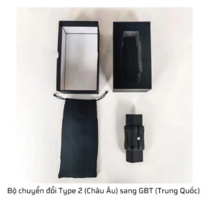 Bộ chuyển đổi chuẩn sạc ô tô điện type 2 Châu Âu, Vinfast sang GBT Trung Quốc