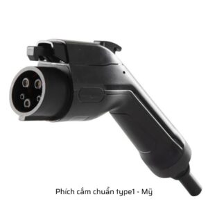 Phích cắm và ổ cắm sạc xe ô tô điện chuẩn type 1 Mỹ