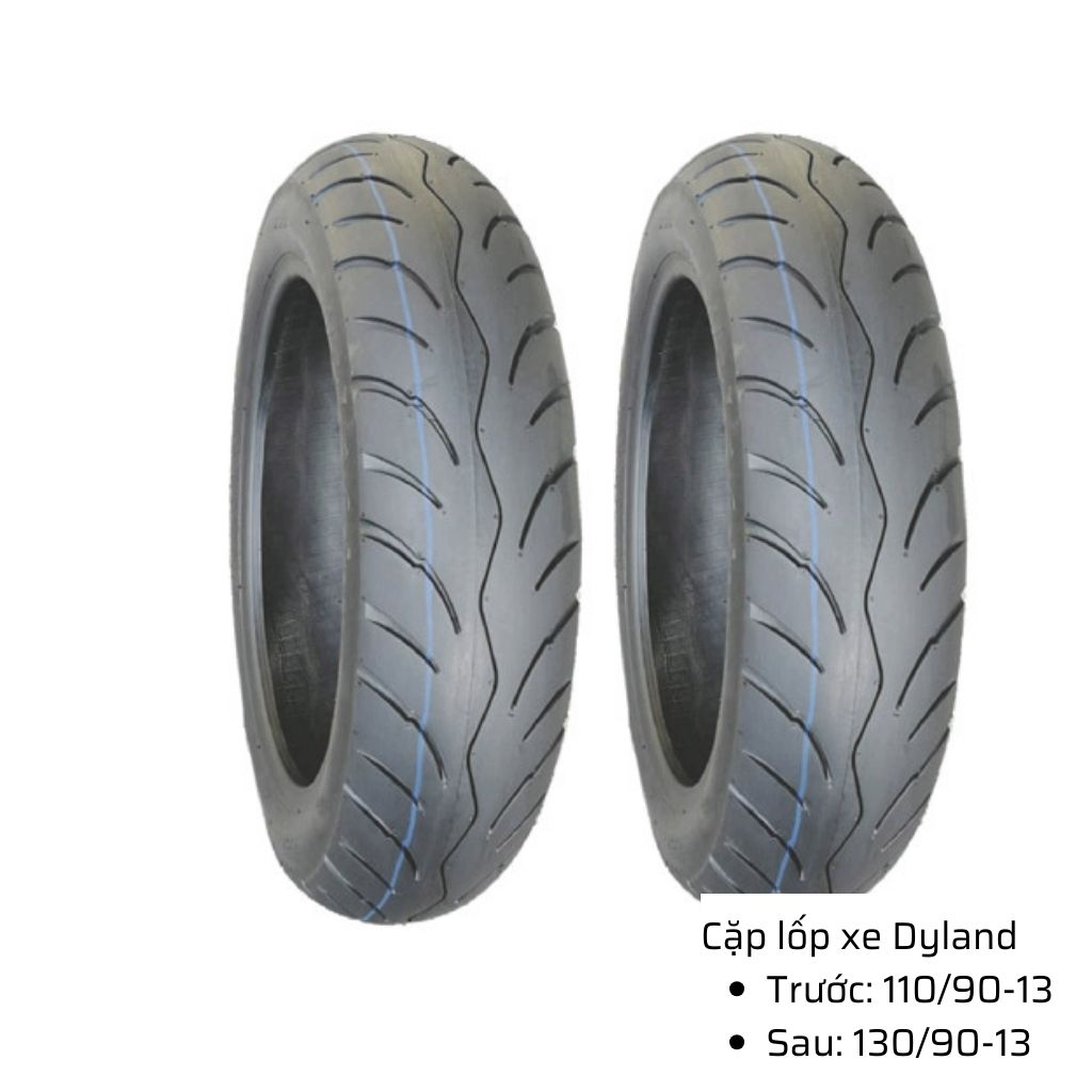 Lốp xe Dyland trước 110/90-13 không săm Veloce - Đài Loan 6 Lốp xe Dyland trước 110/90-13 không săm Veloce - Đài Loan - Ảnh 6