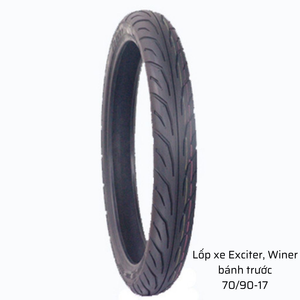 Lốp xe Winner, Exciter trước 70/90-17 không săm Veloce - Đài Loan 1 Lốp xe Winner, Exciter trước 70/90-17 không săm Veloce - Đài Loan