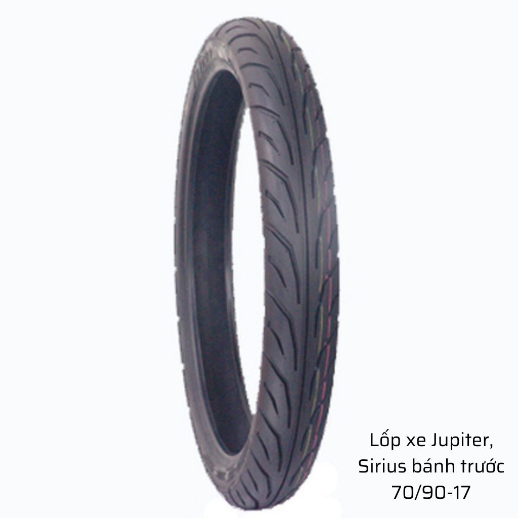 Lốp xe Jupiter, Sirius trước 70/90-17 có săm Veloce - Đài Loan 1 Lốp xe Jupiter, Sirius trước 70/90-17 có săm Veloce - Đài Loan