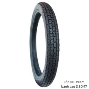 Lốp xe Dream sau 2.50-17 có săm nhãn hiệu Veloce, Đài Loan 10 lop xe may dream sau 2.50 17