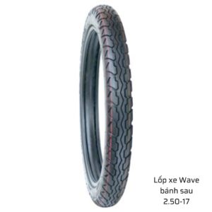 Lốp xe Wave sau 2.50-17 có săm nhãn hiệu Veloce, Đài Loan 10 lop xe wave sau 2.50 17 v 9331 1