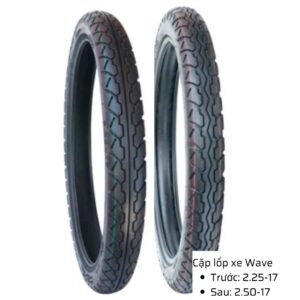 Lốp xe Wave sau 2.50-17 có săm nhãn hiệu Veloce, Đài Loan 11 lop xe wave veloce