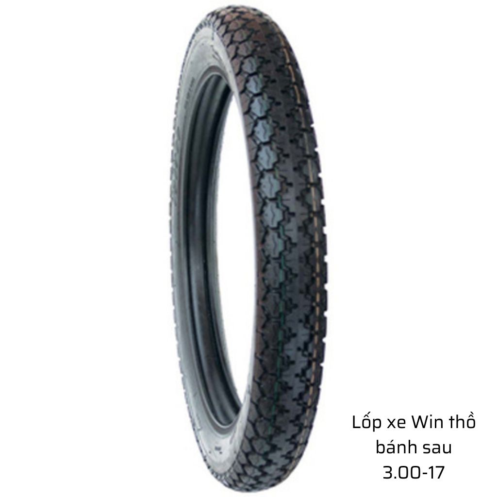 Lốp xe Win thồ sau 3.00-17 có săm Veloce - Đài Loan 1 Lốp xe Win thồ sau 3.00-17 có săm Veloce - Đài Loan