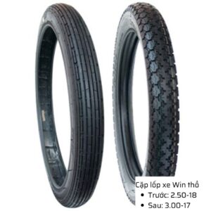 Lốp xe Win thồ sau 3.00-17 có săm Veloce - Đài Loan 16 lop xe win tho veloce