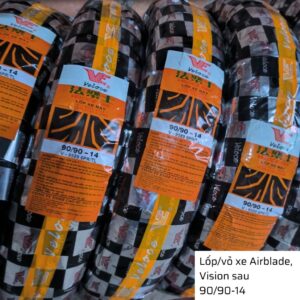Lốp xe Air Blade, Vision sau 90/90-14 không săm Veloce - Đài Loan