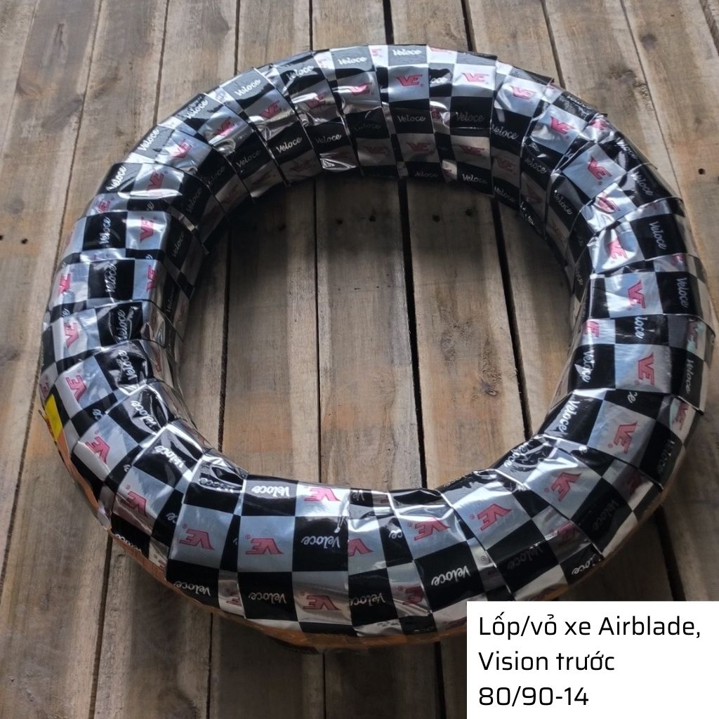 Lốp xe Air Blade, Vision trước 80/90-14 không săm Veloce - Đài Loan 9 Lốp xe Air Blade, Vision trước 80/90-14 không săm Veloce - Đài Loan - Ảnh 9