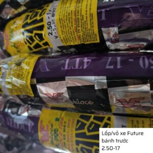 Lốp xe Future trước 2.50-17 có săm Veloce - Đài Loan 9 vo xe future truoc 2.50 17 2