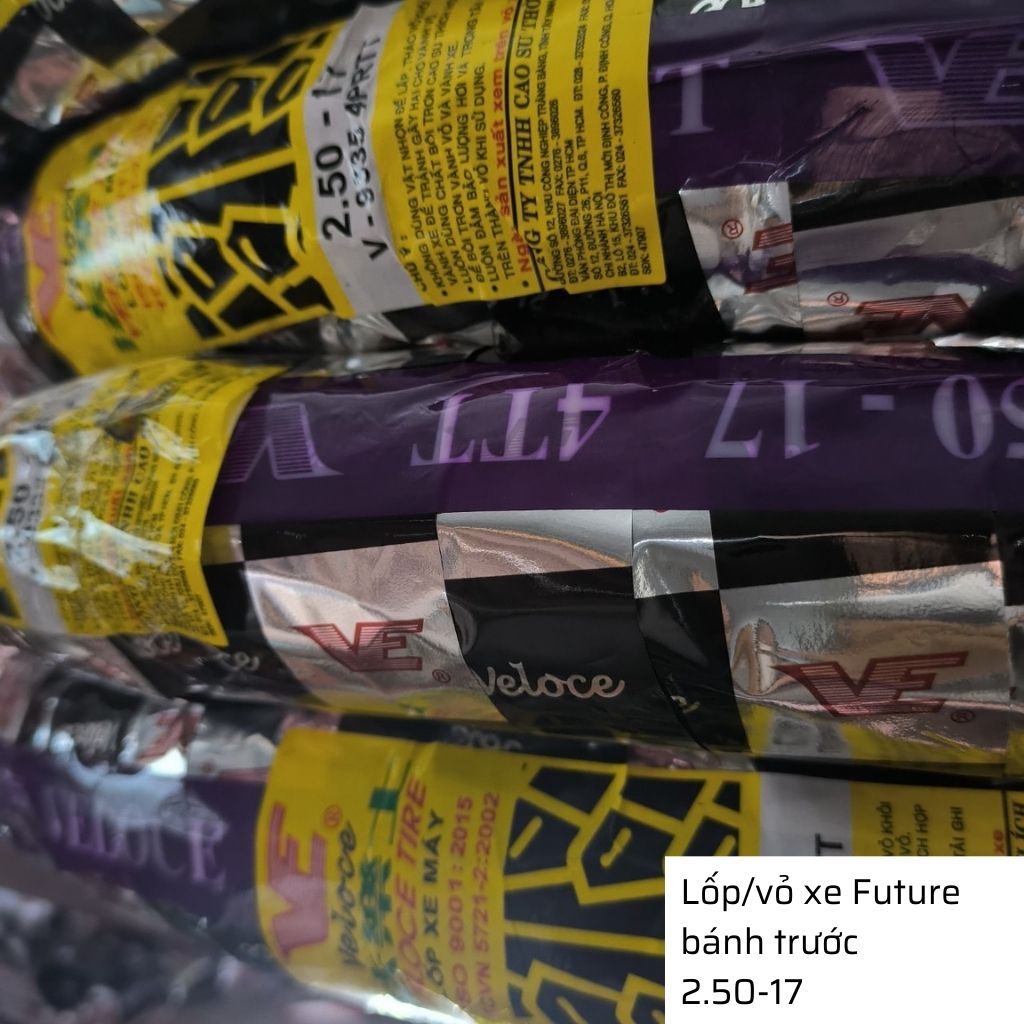 Lốp xe Future trước 2.50-17 có săm Veloce - Đài Loan 4 Lốp xe Future trước 2.50-17 có săm Veloce - Đài Loan - Ảnh 4
