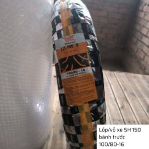 Lốp xe SH 150 trước 100/80-16 không săm Veloce - Đài Loan 11 vo xe sh150 truoc 100.80 16