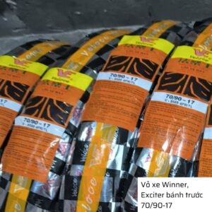 Lốp xe Winner, Exciter trước 70/90-17 không săm Veloce - Đài Loan 10 vo xe winner exciter truoc 70.90 17 1
