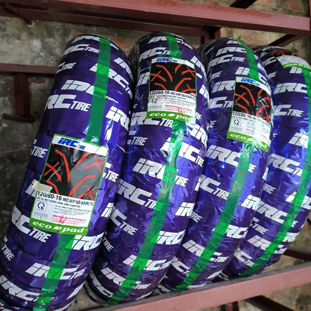 Lốp IRC xe SH 150 không săm bánh sau 120/80-16 6 Lốp IRC xe SH 150 không săm bánh sau 120/80-16 - Ảnh 6