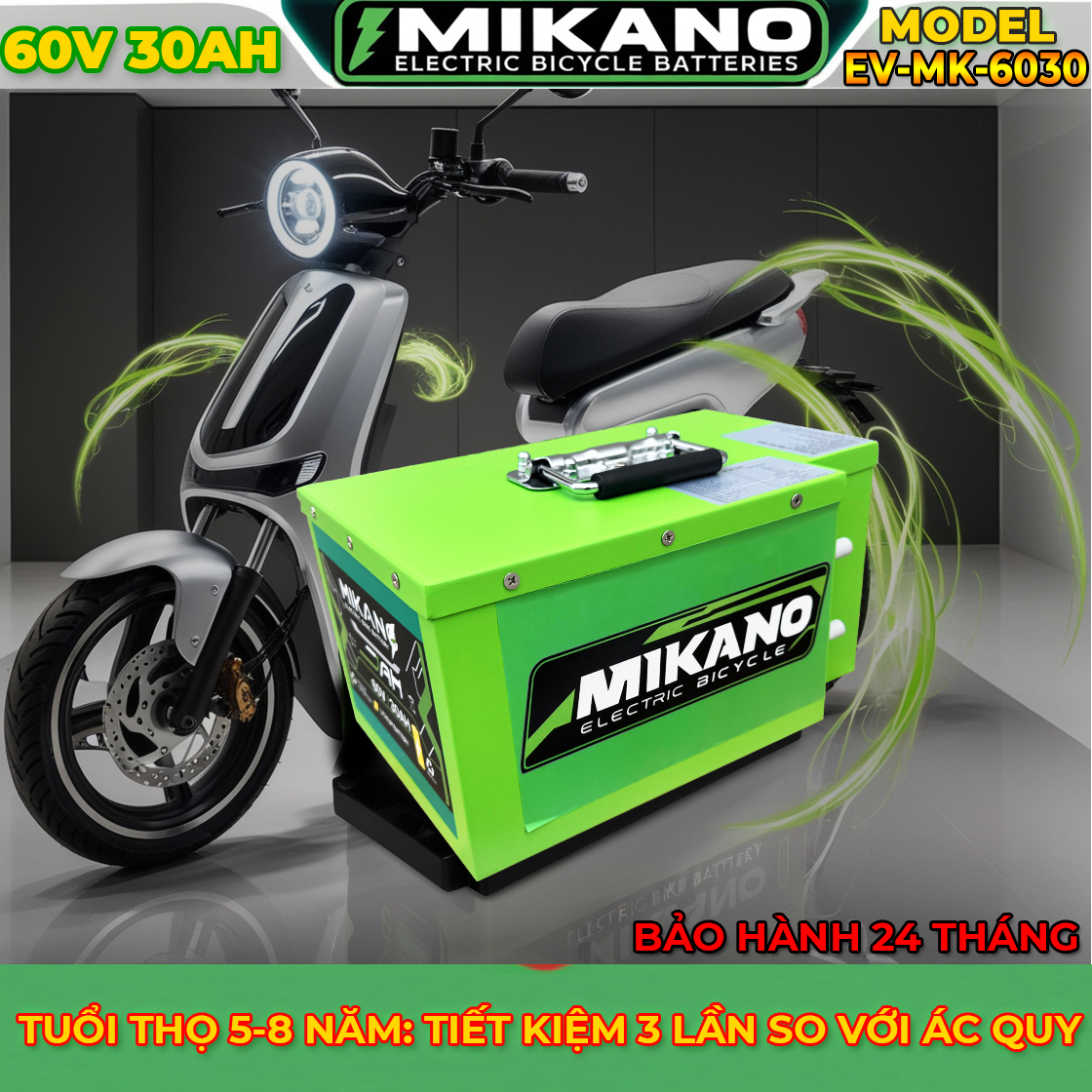 Pin lithium cùng điện áp – Tại sao lại khác nhau giữa pin các dòng xe 1 pin xe dien 60v 30ah 3