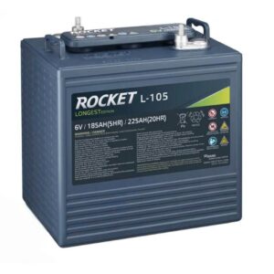 Ắc quy xe điện Rocket L-105 (6V-225Ah)