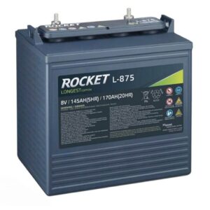 Ắc quy xe điện Rocket L-875 (8V-170Ah)