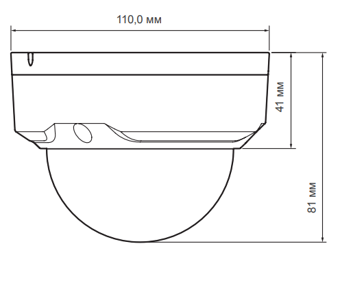 Camera bán cầu hồng ngoại H4D3PRV3 - Ảnh 2