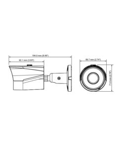 Alternative view of Camera  IP 4MP thân trụ hồng ngoại HBW4PER1