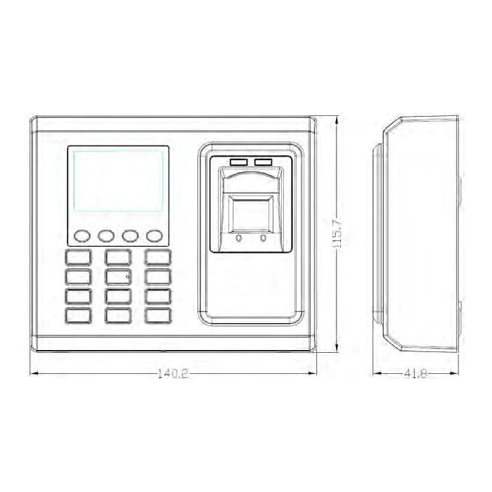 Đầu đọc CA-FP-100FIC - Ảnh 2