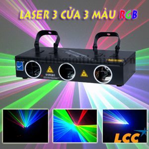 Đèn laser 3 cửa 3 màu B10RGB/3