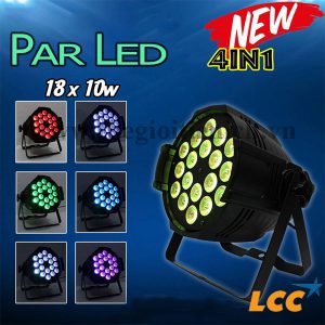 Par led 18x10W 4 trong 1