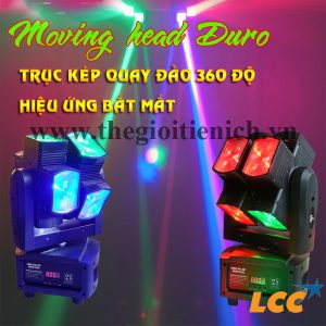 Đèn Moving Head Duro trục kép quay đảo 2 chiều