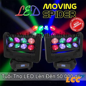 Đèn moving led spider sôi động