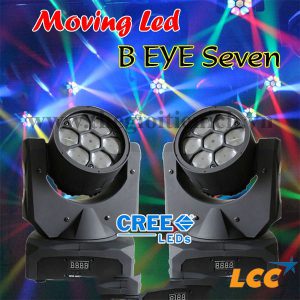Đèn sân khấu moving head mắt ong 7 mắt