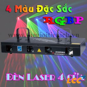 Đèn laser quét tia 4 cửa 4 màu B102RGB/4