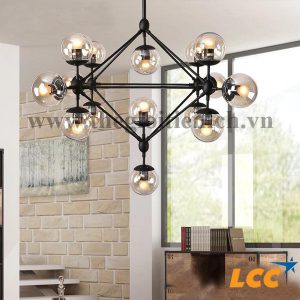 Đèn thả khung sắt 10 bóng (chưa bao gồm bóng) THVT-LCC31-10
