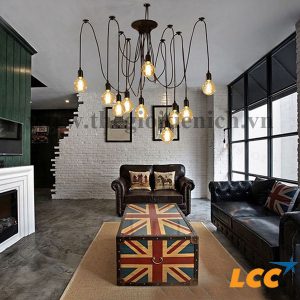 Đèn thả TH-LCC-VT 10 đầu bóng đui E27