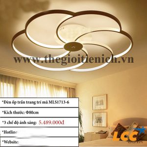 Bộ đèn ốp trần trang trí mã MLS1713-6
