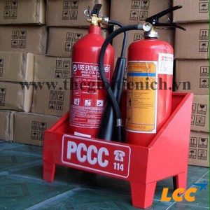 Kệ để 2 bình chữa cháy
