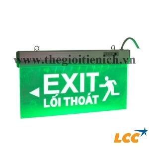 Đèn led exit chỉ dẫn 1 mặt 2w
