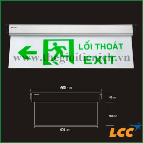 Đèn lối thoát kentom kt-670