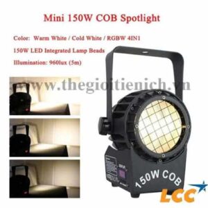 Led: 1x150w, led cob trắng ấm
