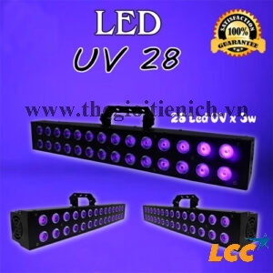 Đèn led pha tím huyền ảo, nổi bật ma quái cho bar, cafe