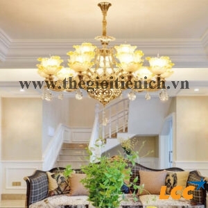 Đèn chùm trang trí pha lê LCC200 hiện đại