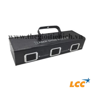 Đèn laser 3 cửa 7 màu lcc