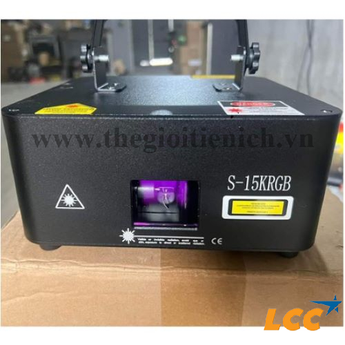 Đèn Laser S-15KRGB Công Suất 1,5w Dùng Cho Sân Khấu, Bar, Karaoke Và Sân Khấu Tiệc Cưới