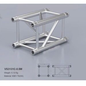 Giàn treo đèn, Khung truss connector 310x310mm (khúc 0.5m)