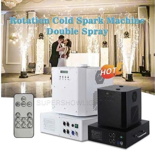 Máy bắn pháo điện lạnh, Máy quay tia lửa lạnh 1300w quay tia lửa xoay máy tia lửa lạnh xoay đôi tia lửa