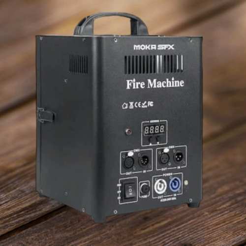Máy phun lửa, Máy tạo lửa sân khấu dmx h-e02