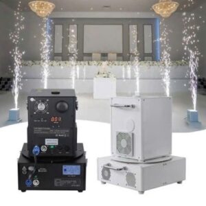 Máy bắn tia lửa, Máy điều khiển không dây tia lửa máy di động bộ pin cưới pháo máy đế sạc tia lửa lạnh 650w